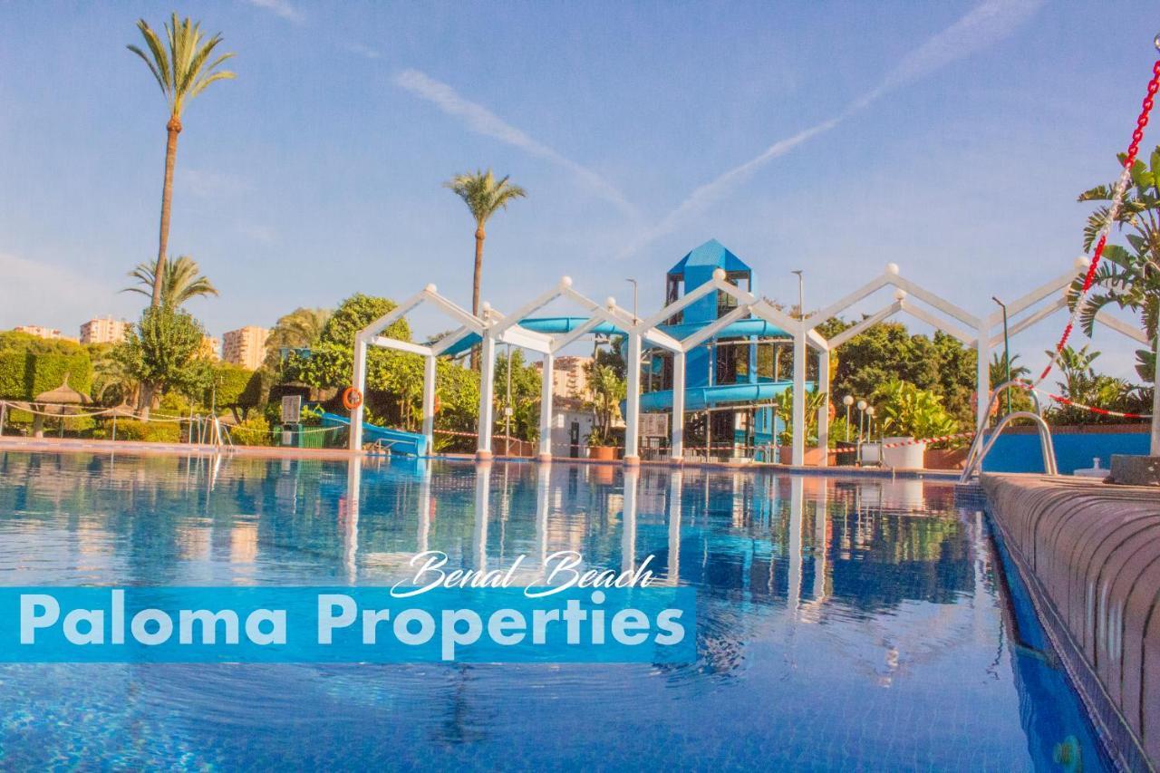 Benal Beach Suite Ii, Estudio Con Parque Acuatico Y Vistas Al Mar. Benalmádena Exterior foto
