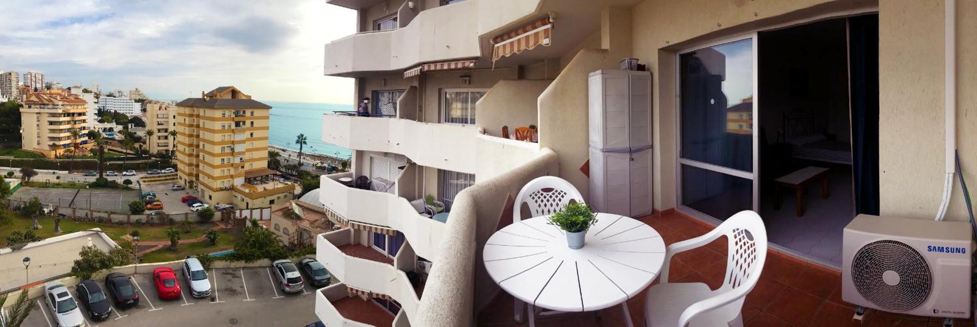 Benal Beach Suite Ii, Estudio Con Parque Acuatico Y Vistas Al Mar. Benalmádena Exterior foto